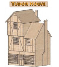 Tudor Miniature Dolls House Self Build Model Diy Kit (TH) FREE FAST DELIVERY