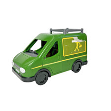 Fireman Sam Mike Floods Van Toy Green Push Along Vehicle Handyman Prism 2011