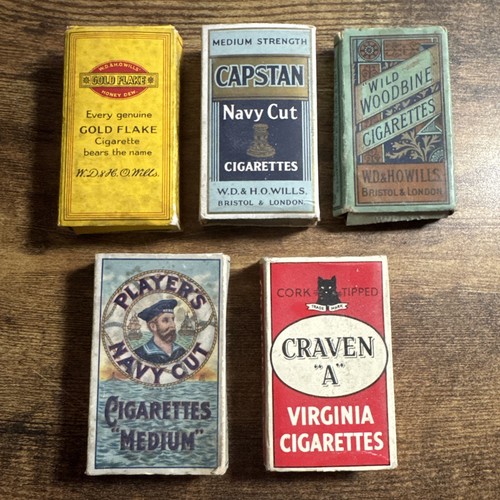 Vintage cigarette boxes lot - lot, of