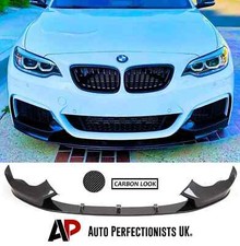 BMW 2 Series F22 F23 Carbon Fibre Front Splitter Spoiler Lip M Sport 2013-2021