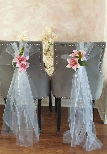 Wedding pink lily church - x,