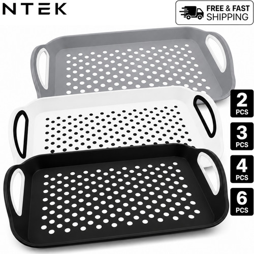 Serving tray with handles - tray, non