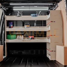 VW Transporter T7 2025+ Right-Hand Front & Bulkhead L-Rack Van Racking