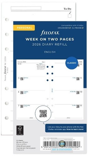 Filofax 2026 personal diary - diary,