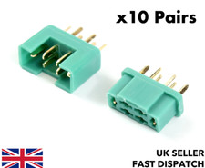 10 x Multiplex MPX M6 Male & Female Plugs/Connectors/Socket for RC Lipo Battery