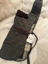 Barbour Quilted Dog Coat Dark