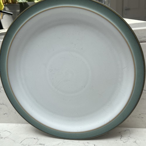 Well used green denby - green,
