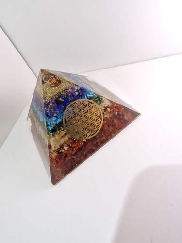 Seven chakra organ pyramid - seven,