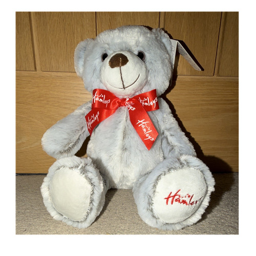 Hamleys grey teddy bear soft - teddy,