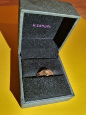 H Samuel 9crt Gold 375 With Diamond, Childrens Ring In Original Box