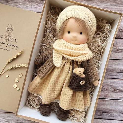 Waldorf handmade cloth doll - cloth,