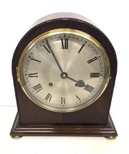 Antique Mahogany Mantel / Bracket Clock : NEW HAVEN BRITISH MADE