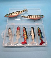 Big Pike fishing lure set of 7 Soft Jerkbait Shad Perch zander 