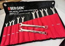 BERGEN Tools 12pc Long Reach Combination Spanner Set 8mm to 19mm Metric