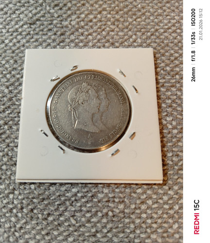 Gulden 1854 wedding - gulden, franz