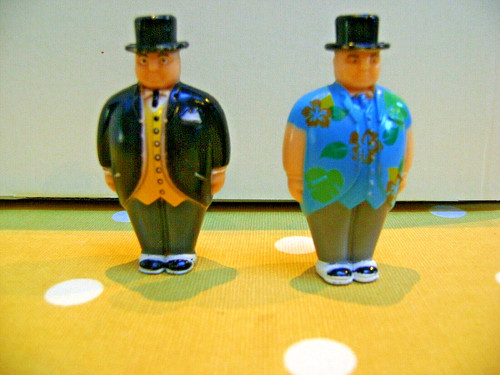 Two thomas the tank - engine, fat