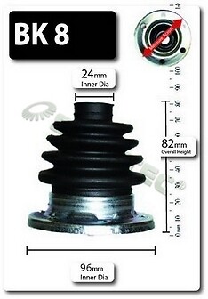 Shaftec rear inner boot for - shaftec,