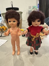 Vintage Rosebud Dolls X 2 6 Inches High