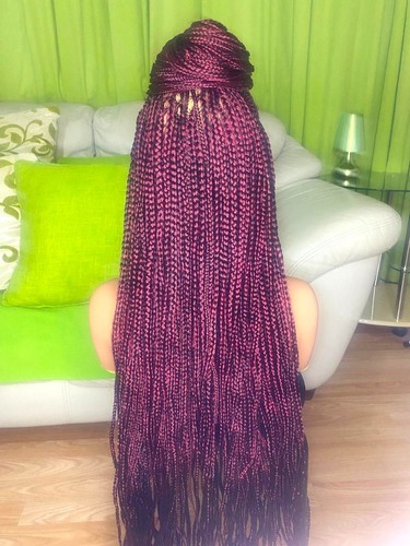 Cornrow braided wig full - cornrow,