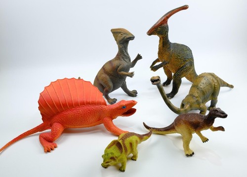 Large vintage dinosaur figures - vintage,