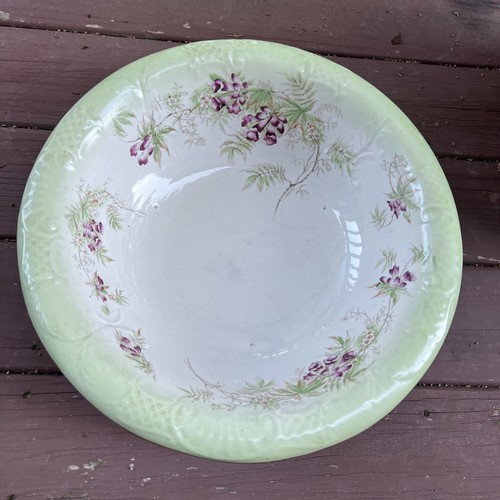 Vintage ceramic floral - floral, wash