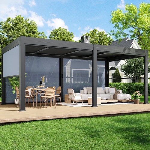 10x20 motorized louvered - 10x20,