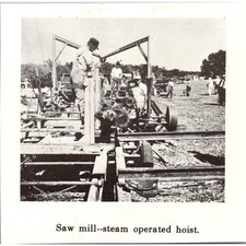 Saw Mill Steam Operated Hoist 1978 Rock River Threshing Show Clipping SAH1-H5