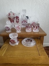 Vintage Hofbauer Crystal Ruby