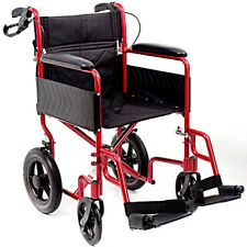 Aluminium Ultra Lightweight Transit Wheelchair Folding Compact Travel - IM-9095R