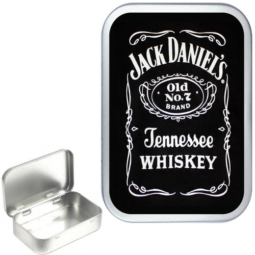 Jack daniels silver hinged - daniels,