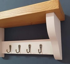 Key Rack+Shelf Floating Rustic