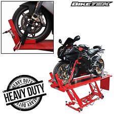 Hydraulic Motorcycle Mechanics Garage Workshop Lift Table Heavy Duty Bench 450kg