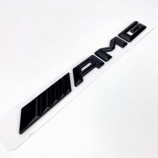 AMG Black Series Badge Boot Tailgate Emblem Sticker Gloss Black Mercedes - Benz