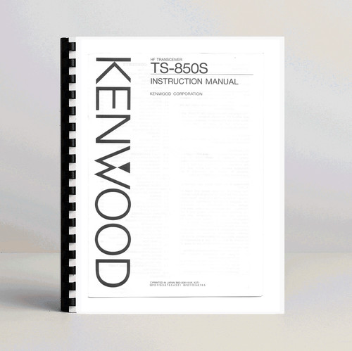 Kenwood 850s instruction - ts-850s,