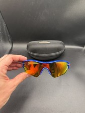 Oakley Radar Path Polished Blue w/Fire Iridium Lenses 