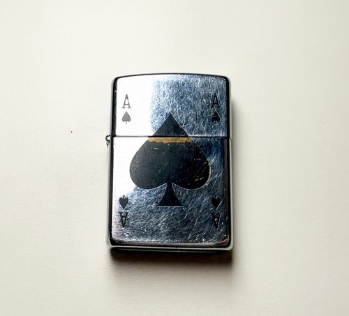 Vintage 1994 zippo lighter ace - vintage,