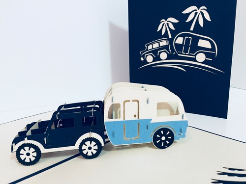Origami pop cards - origami, 4wd