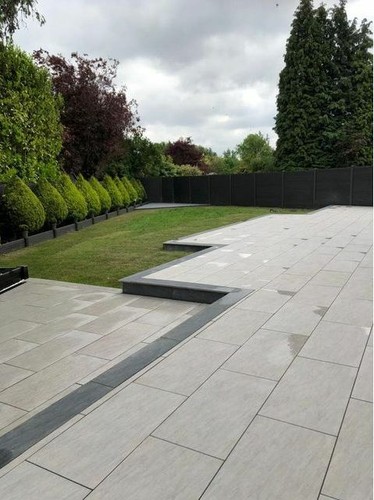 Quartz grey porcelain paving - porcelain,