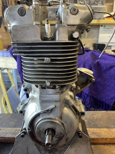 195os triumph pre unit running - triumph,