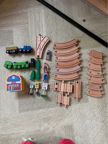 Thomas wooden train set - thomas,