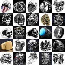 Titanium Skull Stainless Steel