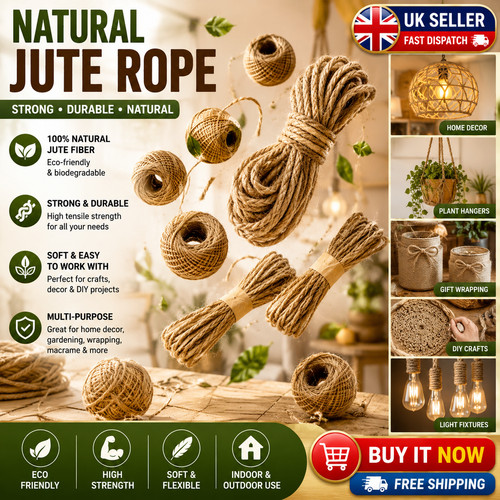 Natural jute rope - jute, twine