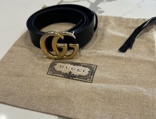 Gucci GG Marmont Belt (3cm width), size 90 with email  receipt, £395 new