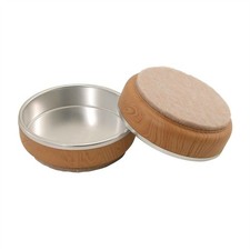 Satin Chrome Castor Cups with