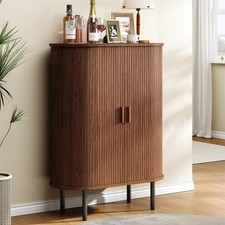 Sideboard Buffet Cabinet with Storage, 44" High Storage Cabinet with Sliding ...