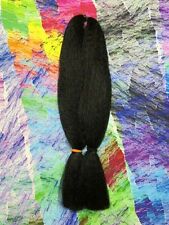 Jazzy Kanekalon Jumbo Braid #1B Off Black Braiding Hair Dreads