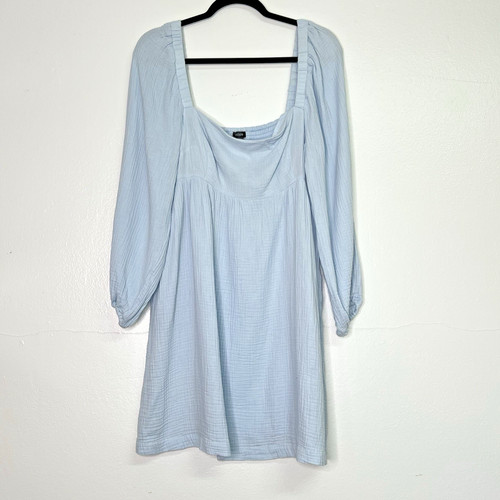 Crew light blue gauze square - light,