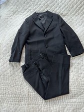 Harrods Boys Black Tuxedo Suit, 2Piece Suit - Prom, Wedding Party Pageboy 8Y