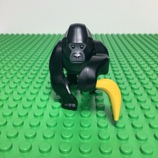 LEGO Rare Gorilla With Banana. New/Genuine Posable Moulded Animal From Set 60437