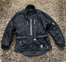 COLDWAVE Snowmobile Ski Jacket Power Skin Thermolite Black Zip Out Lining Medium